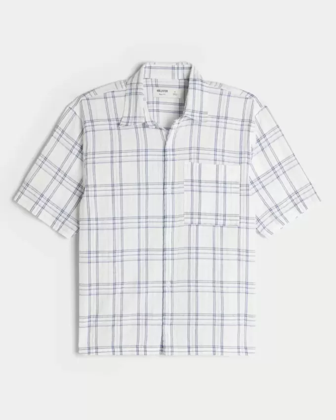 Boxy Short-Sleeve Pocket Shirt Boxy Short-Sleeve Pocket Shirt