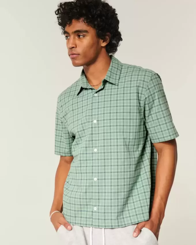 Boxy Short-Sleeve Shirt