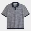 Boxy Short-Sleeve Sweater Polo Boxy Short-Sleeve Sweater Polo