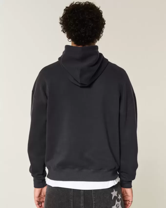 Boxy Skull Graphic Hoodie Boxy Skull Graphic Hoodie