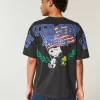 Boxy Snoopy USA Graphic Tee Boxy Snoopy USA Graphic Tee