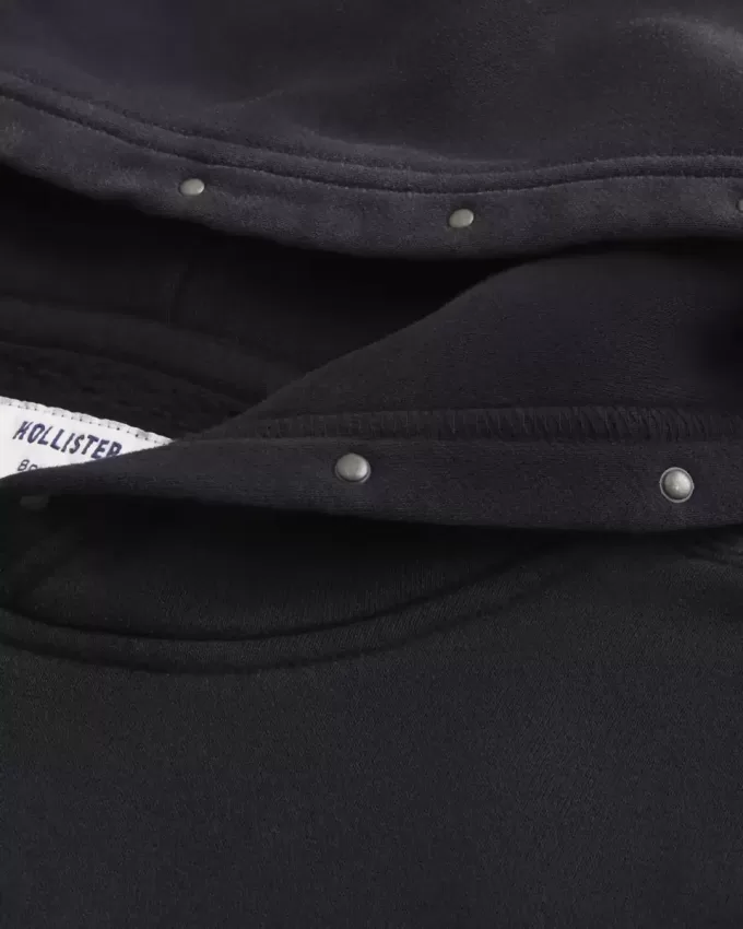 Boxy Studded Hoodie Boxy Studded Hoodie