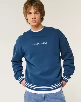 Boxy The Players Golf Graphic Crew Sweatshirt