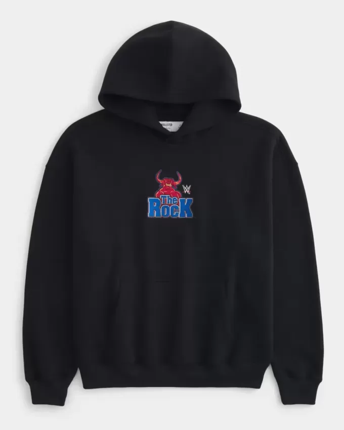 Boxy The Rock Graphic Hoodie Boxy The Rock Graphic Hoodie