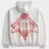 Boxy University of Southern California Trojans Graphic Zip-Up Hoodie