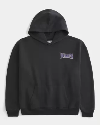 Boxy University of Washington Huskies Graphic Hoodie