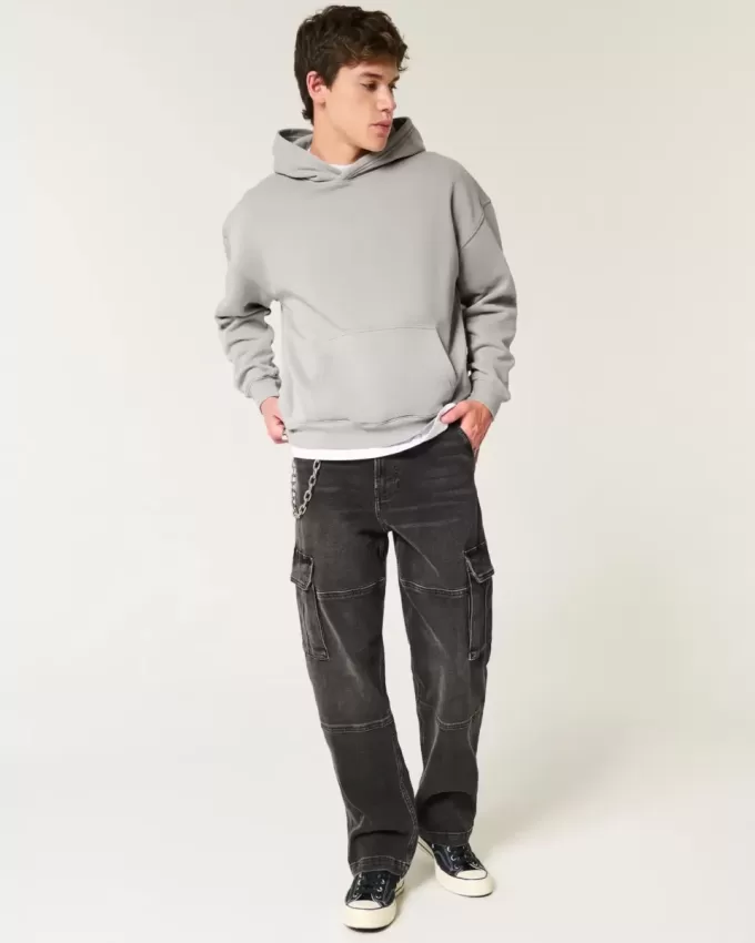 Boxy Washed Hoodie Boxy Washed Hoodie