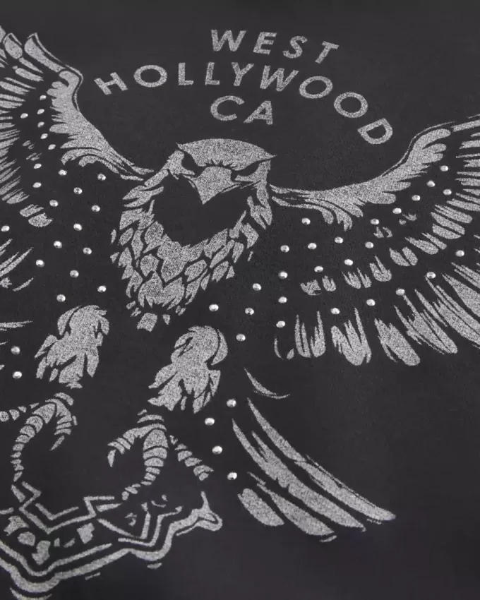 Boxy West Hollywood Graphic Hoodie Boxy West Hollywood Graphic Hoodie