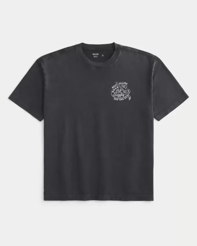 Boxy West Village Art Supply Graphic Tee