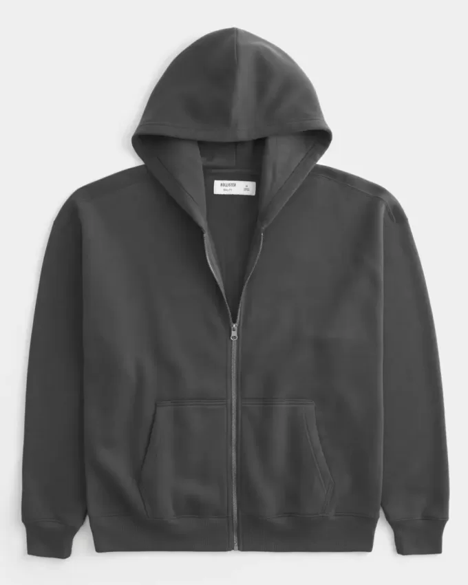 Boxy Zip-Up Hoodie Boxy Zip-Up Hoodie