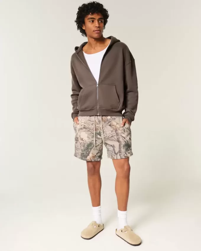 Boxy Zip-Up Hoodie Boxy Zip-Up Hoodie