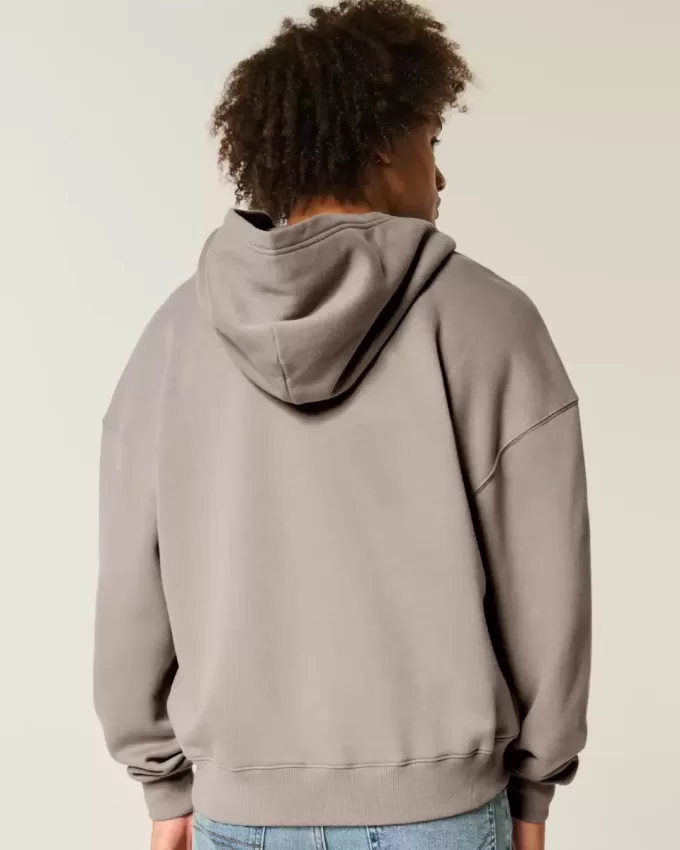 Boxy Zip-Up Hoodie Boxy Zip-Up Hoodie