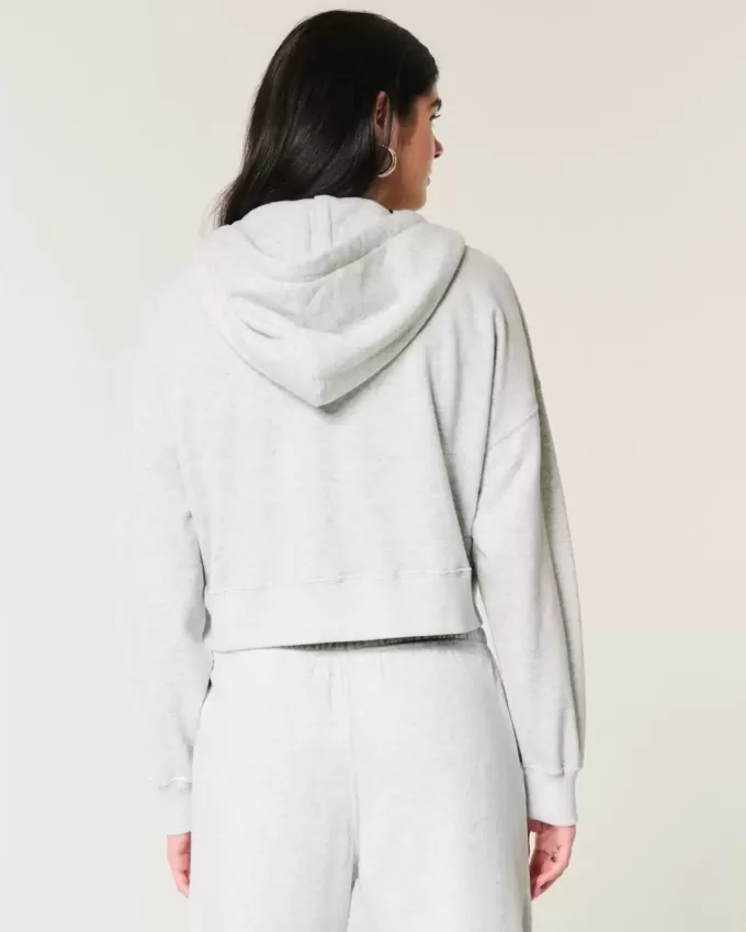 Boxy Zip-Up Hoodie Boxy Zip-Up Hoodie