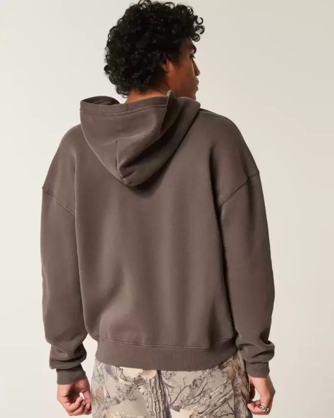 Boxy Zip-Up Hoodie Boxy Zip-Up Hoodie