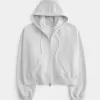Boxy Zip-Up Hoodie Boxy Zip-Up Hoodie