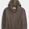 Boxy Zip-Up Hoodie Boxy Zip-Up Hoodie