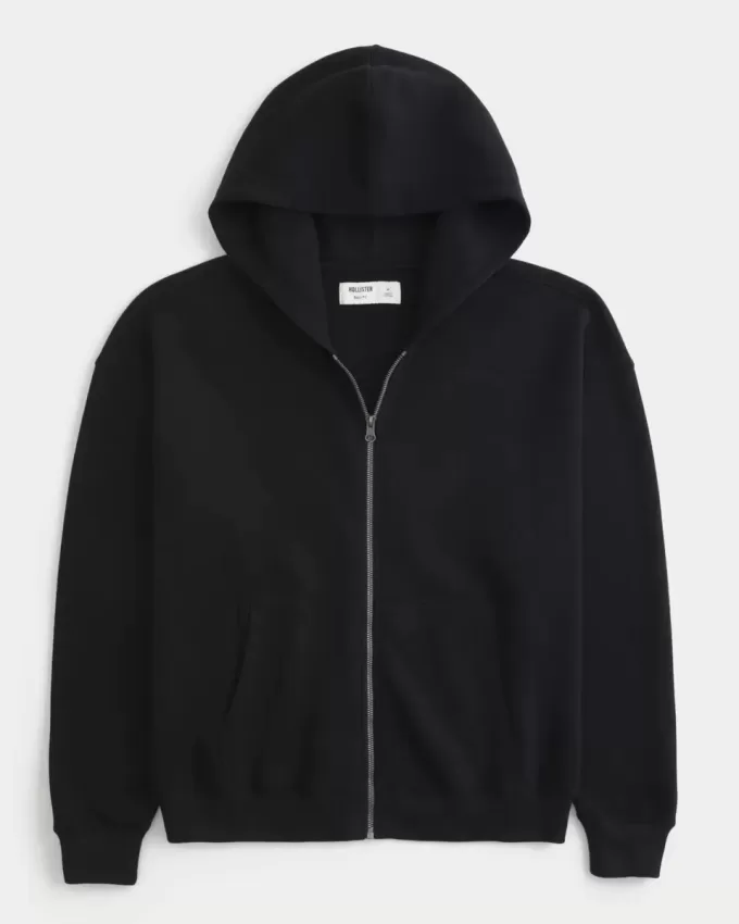 Boxy Zip-Up Hoodie Boxy Zip-Up Hoodie