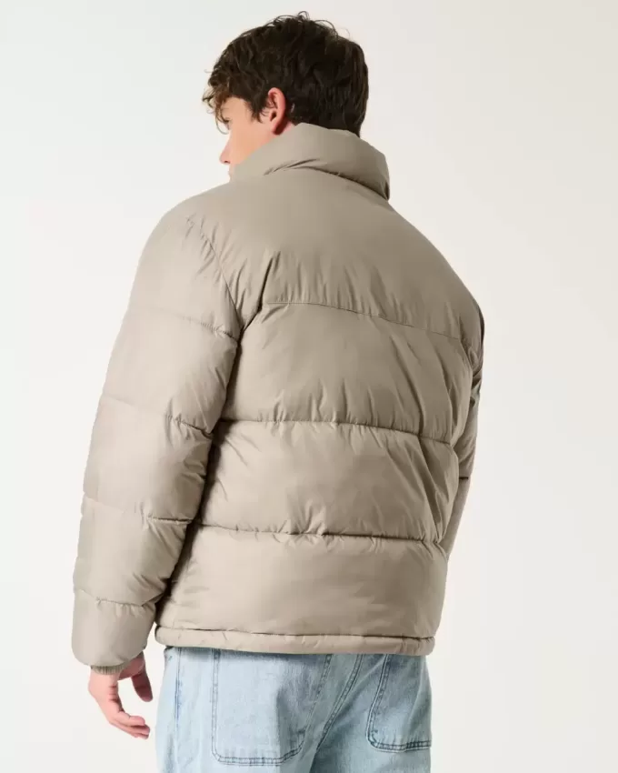 Boxy Zip-Up Puffer Jacket Boxy Zip-Up Puffer Jacket