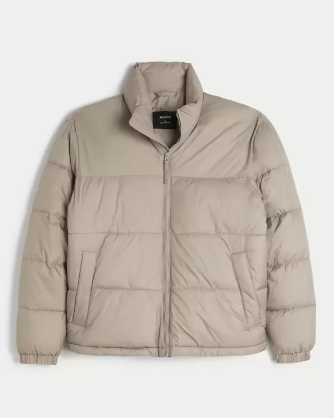 Boxy Zip-Up Puffer Jacket Boxy Zip-Up Puffer Jacket