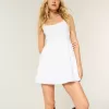 Button-Front Mini Dress Button-Front Mini Dress