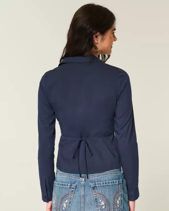 Button-Through Poplin Shirt Button-Through Poplin Shirt