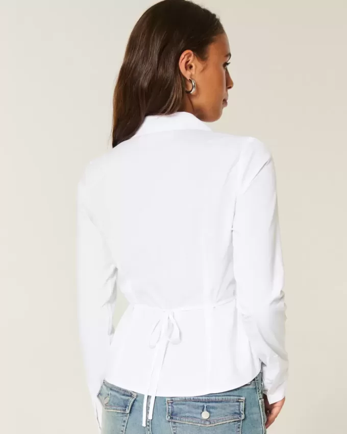 Button-Through Poplin Shirt Button-Through Poplin Shirt