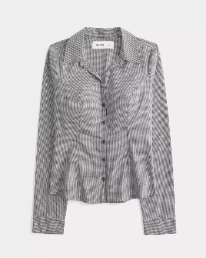 Button-Through Poplin Shirt Button-Through Poplin Shirt
