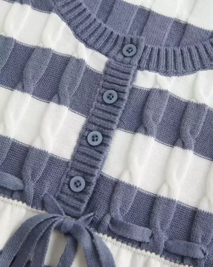 Cable-Knit Babydoll Sweater Cable-Knit Babydoll Sweater