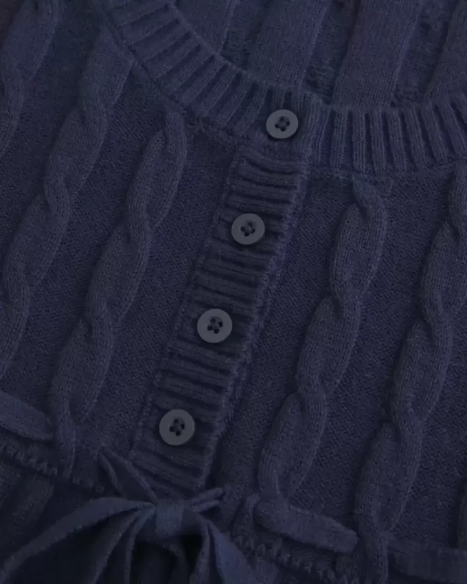 Cable-Knit Babydoll Sweater Cable-Knit Babydoll Sweater