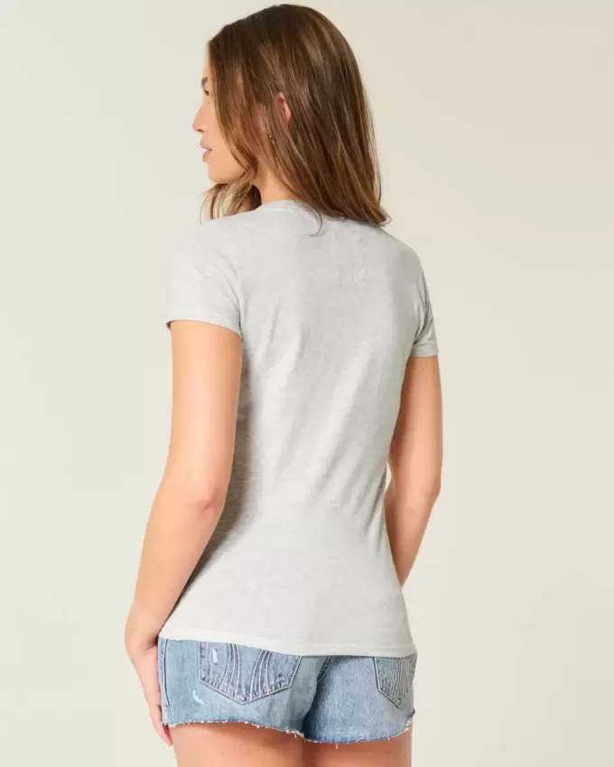 California Logo Graphic Baby Tee California Logo Graphic Baby Tee