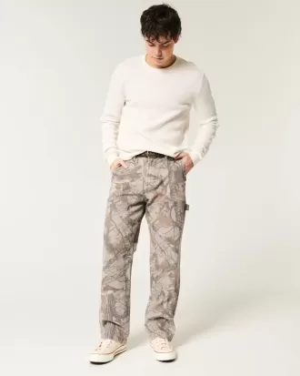 Camo Baggy Carpenter Pants