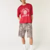 Camo Baggy Denim Painter Shorts