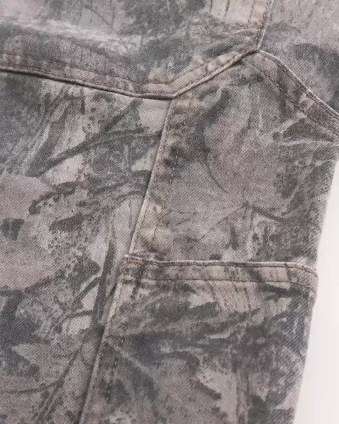 Camo Baggy Denim Painter Shorts