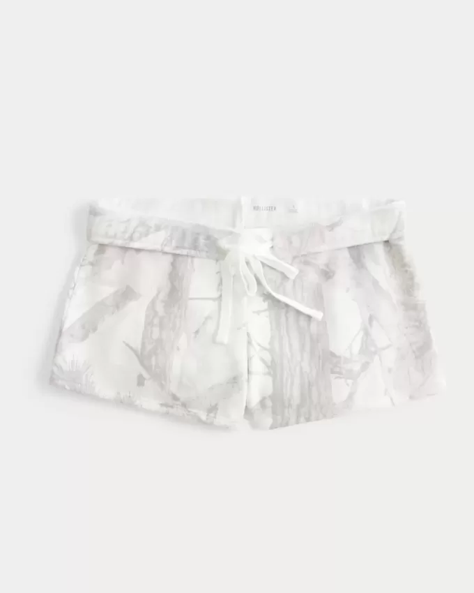 Camo Fleece Mini Shorts Camo Fleece Mini Shorts