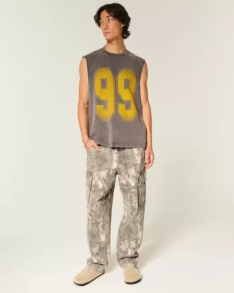 Camo Skater Baggy Cargo Pants