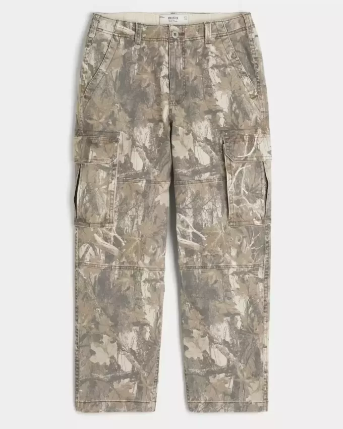 Camo Skater Baggy Cargo Pants