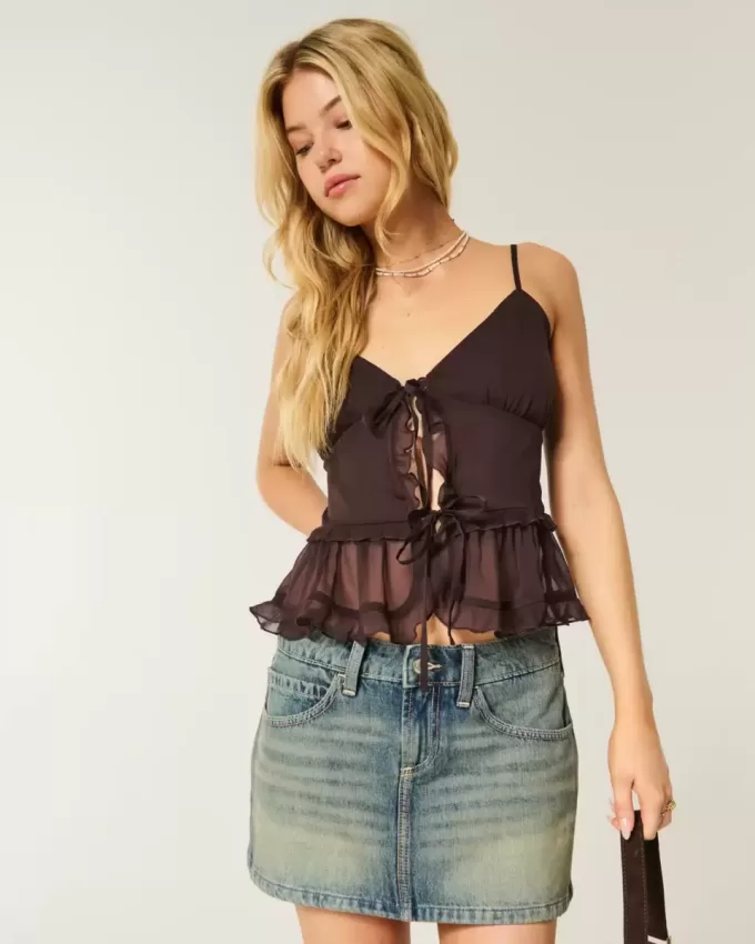 Chiffon Ruffle Cami Chiffon Ruffle Cami