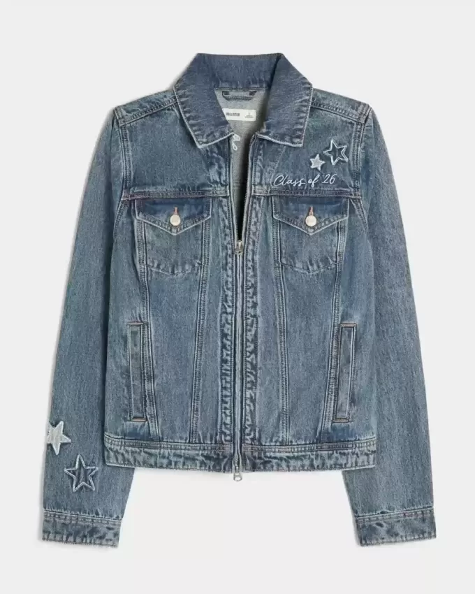 Class of ’26 Graphic Denim Jacket