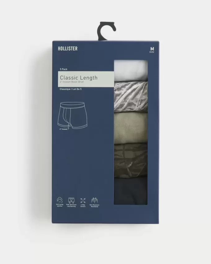 Classic Length Boxer Brief 5-Pack