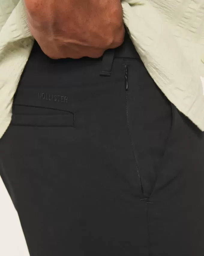 Cooling Flat-Front Shorts 7″