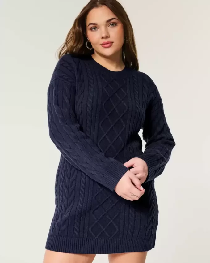 Cozy Cable-Knit Sweater Dress Cozy Cable-Knit Sweater Dress