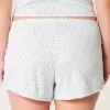 Cozy Pointelle Bow Shortie Cozy Pointelle Bow Shortie