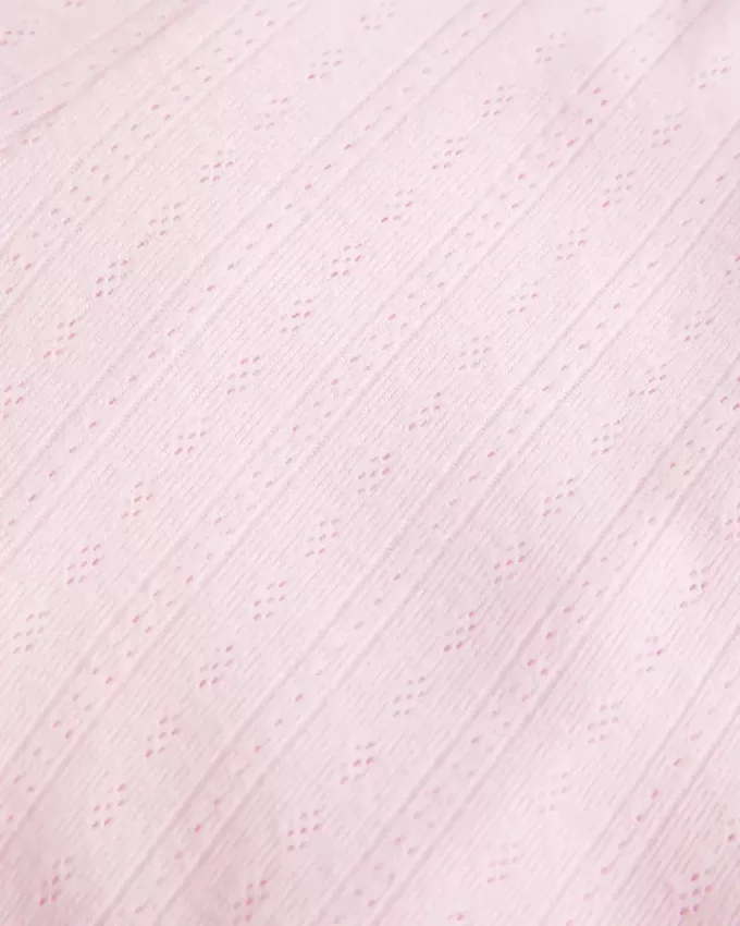 Cozy Pointelle Bow Shortie