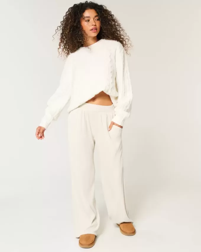 Cozy Ribbed Baggy Pants Cozy Ribbed Baggy Pants