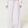 Cozy Ribbed Drawstring Baggy Pants
