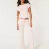 Cozy Ribbed Flare Pants