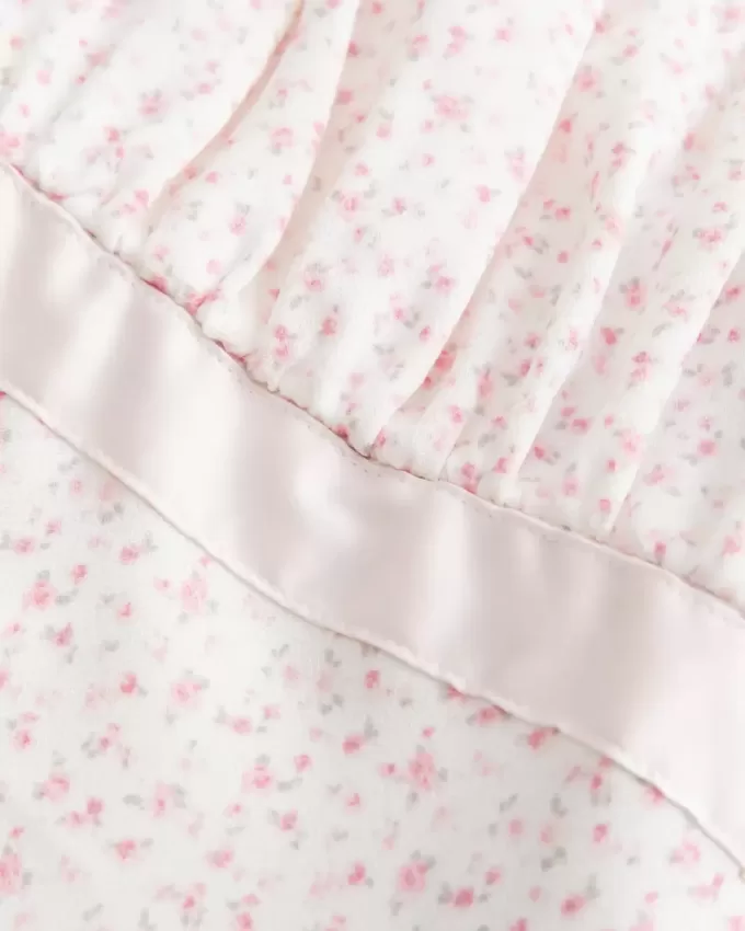 Crepe Satin Band Mini Dress Crepe Satin Band Mini Dress