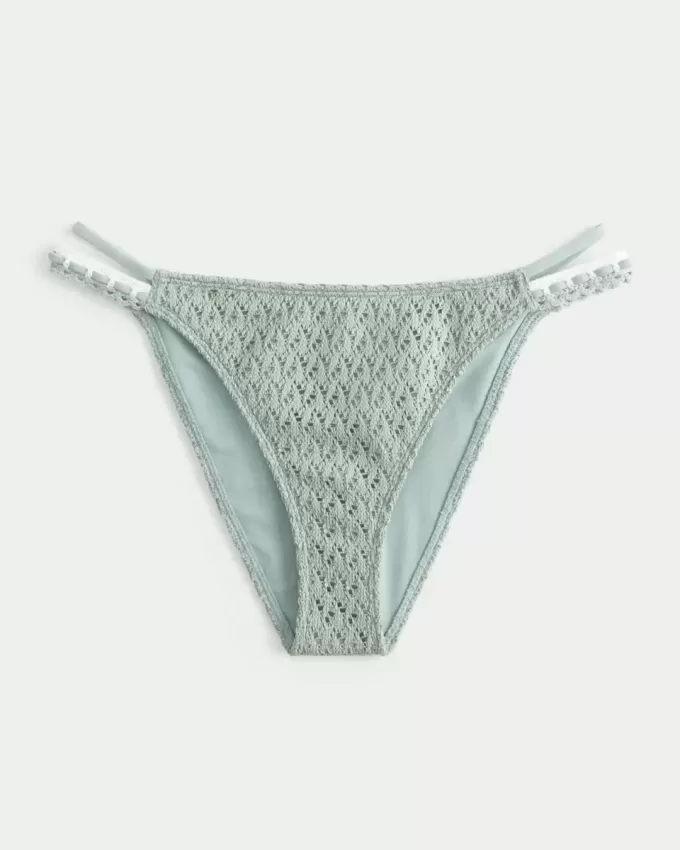 Crochet-Style Cheeky Bikini Bottom Crochet-Style Cheeky Bikini Bottom