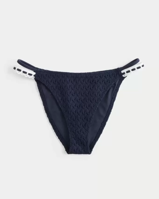 Crochet-Style Cheeky Bikini Bottom Crochet-Style Cheeky Bikini Bottom