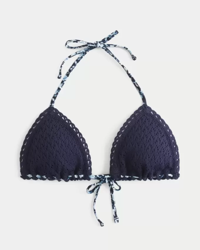 Crochet-Style Triangle Bikini Top Crochet-Style Triangle Bikini Top